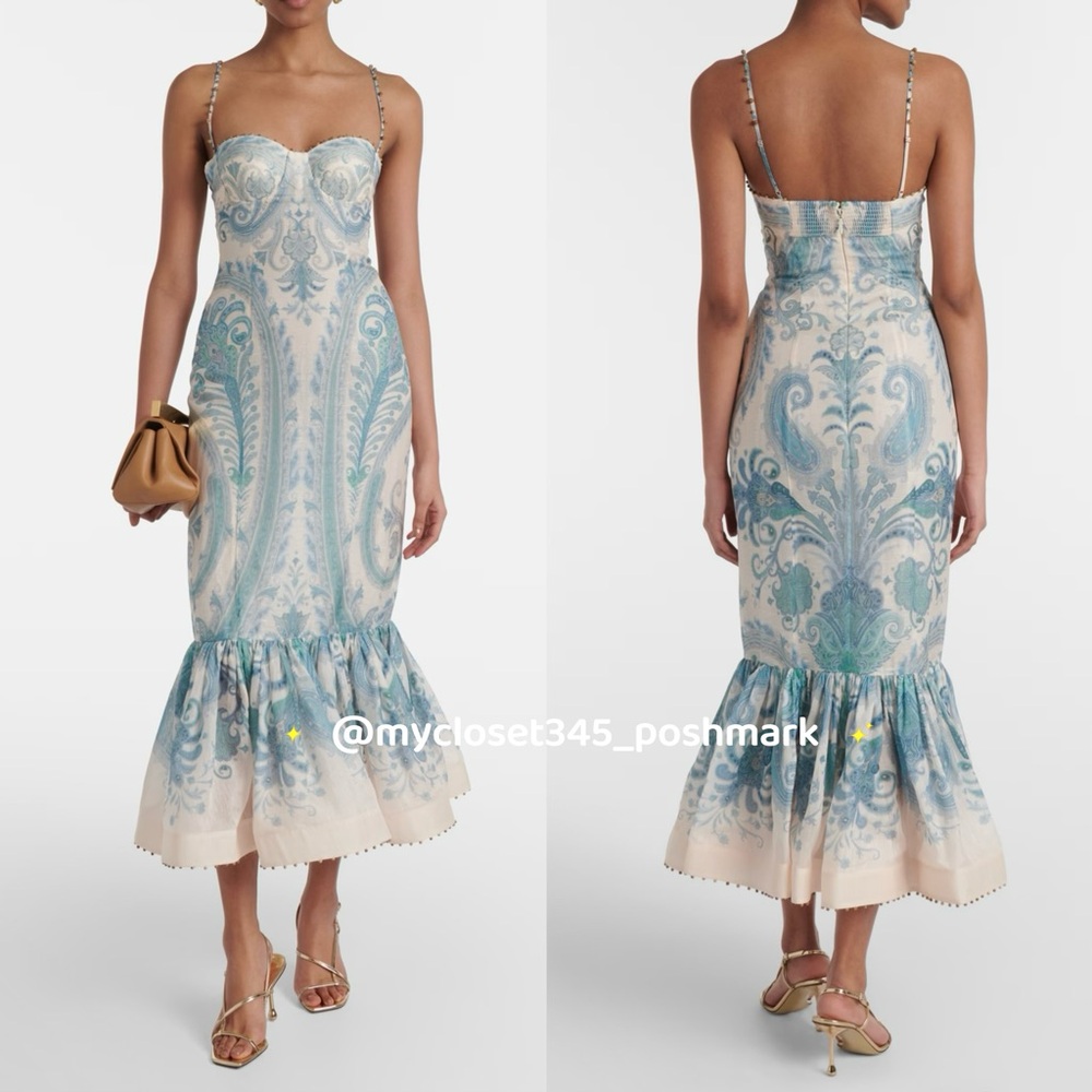 🔥RUNWAY NWT AU1 Zimmermann Illuminate Mermaid Gown - Picture 3 of 16
